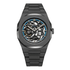 D1 Milano Skeleton Bracelet Sandblast Blue Automatic Uhr