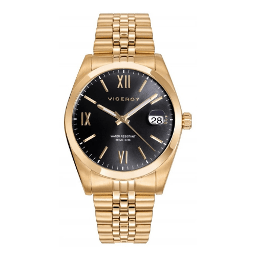 Waterproof quartz watch 41 mm