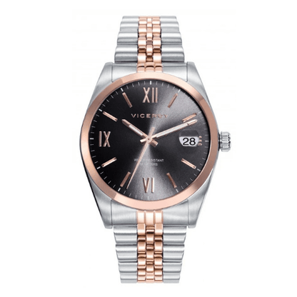 Waterproof quartz watch 41 mm