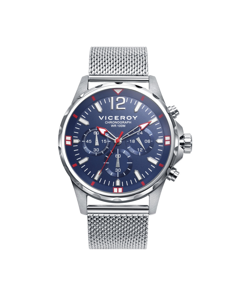 Chronograph Uhr 10 ATM 43 mm | Elegante Uhren aus Edelstahl und mit Dornschließe für jeden Anlass. Qualität, Design &amp; Stil – jetzt im Onlineshop bestellen!