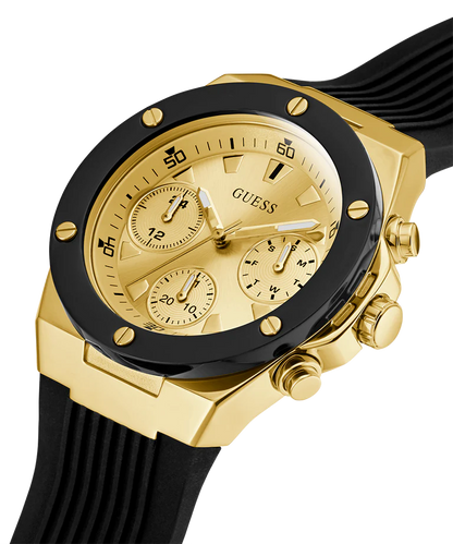 Guess Ladies Black Gold Tone schräge ansicht