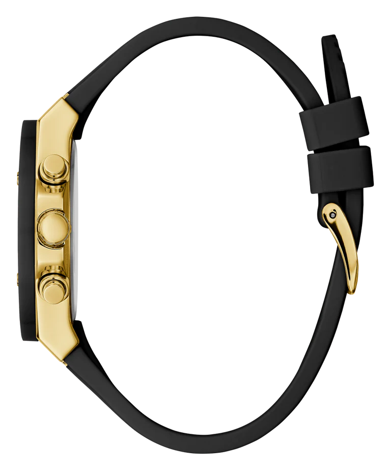 Guess Ladies Black Gold Tone ´seitliche ansicht