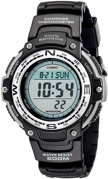 SPORT COLLECTION - TWIN SENSOR, COMPASS | Elegante Uhren aus Resin und mit Dornschließe für jeden Anlass. Qualität, Design &amp; Stil – jetzt im Onlineshop bestellen!